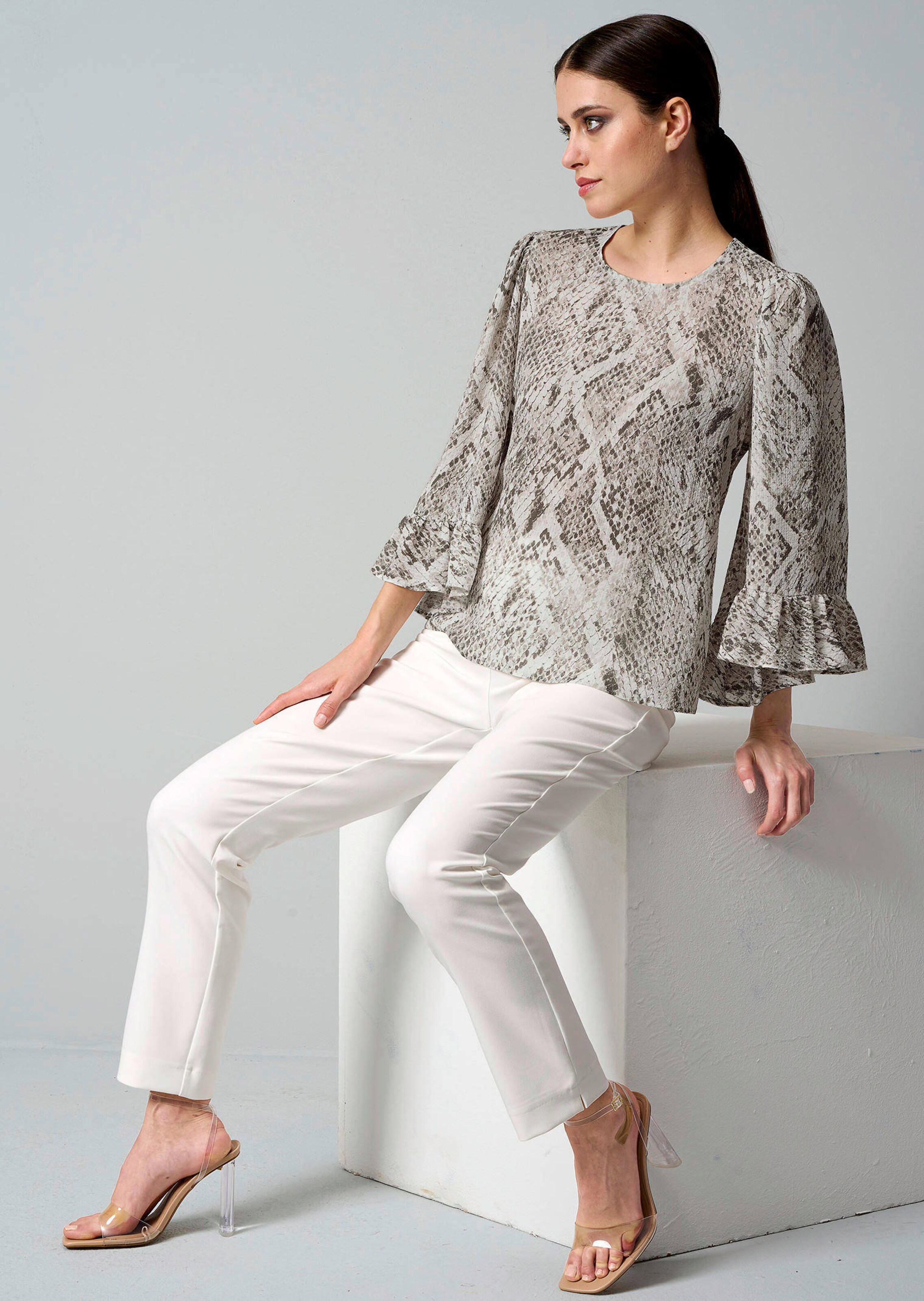 Volantärmel bluse Clearance